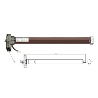 45 मिमी क्लच ट्यूबलर मोटर